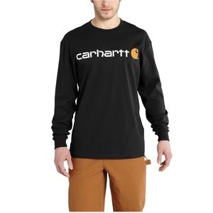 NEW Carhartt K298 - Long Sleeve Logo T-Shirt